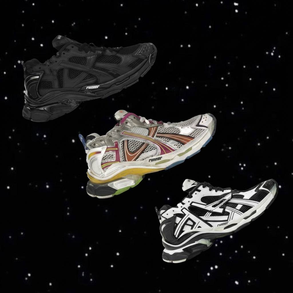 Balenciaga Runners revised collage