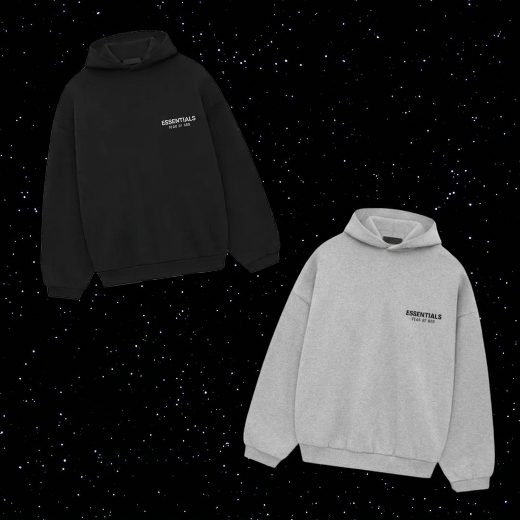 Essentials hoodie revised collage